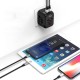 2200W 4 USB International Universal Worldwide Wall Fast Charging Power Charger with Travel Adapter For iPhone 8Plus XS 11 Pro Mi9 9Pro 5G 2200W 4 USB International Universal Worldwide Wall Fast Charging Power Charger with Travel Adapter For iPhone 8Plus XS 11 Pro Mi9 9Pro 5G