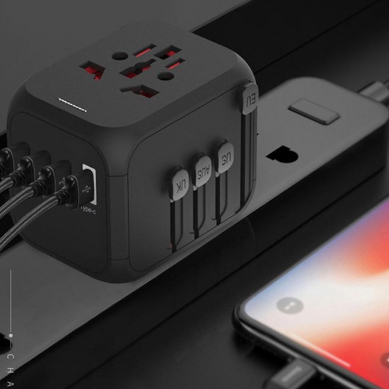 2200W 4 USB International Universal Worldwide Wall Fast Charging Power Charger with Travel Adapter For iPhone 8Plus XS 11 Pro Mi9 9Pro 5G 2200W 4 USB International Universal Worldwide Wall Fast Charging Power Charger with Travel Adapter For iPhone 8Plus XS 11 Pro Mi9 9Pro 5G