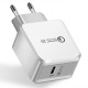 2.4A USB QC3.0 Fast Charging EU Plug Adapter Charger For iPhone X XR XS Mi8 Mi9 Pocophone F1 S10 S10+