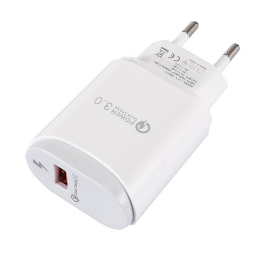 2.4A USB Type C Micro USB Fast Charging Charger Adapter EU Plug For iPhone X XS HUAWEI P30 MI8 MI9 Oneplus 7 S10