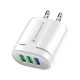 3 Port USB Charger QC3.0 Universal Fast Charging USB Charger For iPhone XS 11 Pro Mi10 Note 9S