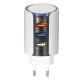 3 USB Ports QC3.0 Quick Charge USB Charger EU Plug with LED Touch for Mobile Phone 3 USB Ports QC3.0 Quick Charge USB Charger EU Plug with LED Touch for Mobile Phone