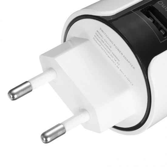 3 USB Ports QC3.0 Quick Charge USB Charger EU Plug with LED Touch for Mobile Phone 3 USB Ports QC3.0 Quick Charge USB Charger EU Plug with LED Touch for Mobile Phone