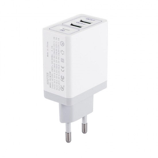30W Dual USB QC3.0 PD Fast Charging USB Charger Adapter For iPhone 8Plus XS 11Pro Huawei P30 Pro Mate 30 5G Mi9 9Pro S10+ Note 10 5G 30W Dual USB QC3.0 PD Fast Charging USB Charger Adapter For iPhone 8Plus XS 11Pro Huawei P30 Pro Mate 30 5G Mi9 9Pro S10+ Note 10 5G