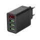 3.1A Three Port LED Display Fast Charging USB Charger Adapter For iPhone XS 11 Pro Huawei P30 Pro Mate 30 5G 9Pro S10+ Note 10 3.1A Three Port LED Display Fast Charging USB Charger Adapter For iPhone XS 11 Pro Huawei P30 Pro Mate 30 5G 9Pro S10+ Note 10