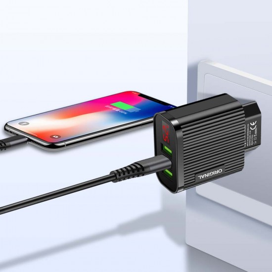 3.1A USB Charger LED Display Fast Charging Travel Charger Adapter For iPhone 8Plus XS 11Pro Xiaomi MI10 Redmi Note 9S 3.1A USB Charger LED Display Fast Charging Travel Charger Adapter For iPhone 8Plus XS 11Pro Xiaomi MI10 Redmi Note 9S