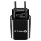36W QC3.0 Single USB Fast Charging USB Charger Adapter For iPhone XS 11 Pro Huawei P30 Pro Mate 30 Xiaomi Mi9 9Pro S10+ Note10 36W QC3.0 Single USB Fast Charging USB Charger Adapter For iPhone XS 11 Pro Huawei P30 Pro Mate 30 Xiaomi Mi9 9Pro S10+ Note10