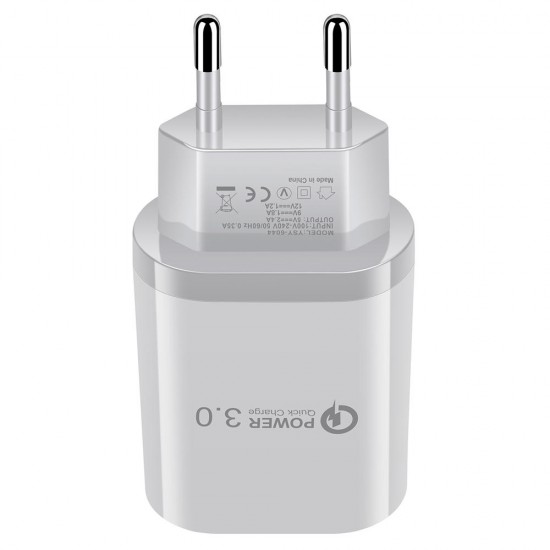 36W QC3.0 Single USB Fast Charging USB Charger Adapter For iPhone XS 11 Pro Huawei P30 Pro Mate 30 Xiaomi Mi9 9Pro S10+ Note10 36W QC3.0 Single USB Fast Charging USB Charger Adapter For iPhone XS 11 Pro Huawei P30 Pro Mate 30 Xiaomi Mi9 9Pro S10+ Note10