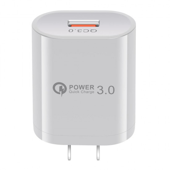 36W QC3.0 Single USB Fast Charging USB Charger Adapter For iPhone XS 11 Pro Huawei P30 Pro Mate 30 Xiaomi Mi9 9Pro S10+ Note10 36W QC3.0 Single USB Fast Charging USB Charger Adapter For iPhone XS 11 Pro Huawei P30 Pro Mate 30 Xiaomi Mi9 9Pro S10+ Note10