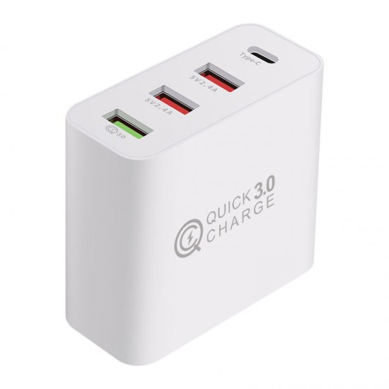 36W USB Charger QC3.0 Type-C Travel Wall Charger Adapter With 3*USB Type-C Flash Charging For iPhone XS 11Pro Oneplus 8Pro Nord MI 10 Note 9S 36W USB Charger QC3.0 Type-C Travel Wall Charger Adapter With 3*USB Type-C Flash Charging For iPhone XS 11Pro Oneplus 8Pro Nord MI 10 Note 9S