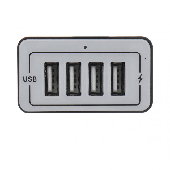 4-Port USB Charger QC3.0 Fast Wireless Charger Hubs Adapter with Type-C Port for Mobile Phone 4-Port USB Charger QC3.0 Fast Wireless Charger Hubs Adapter with Type-C Port for Mobile Phone