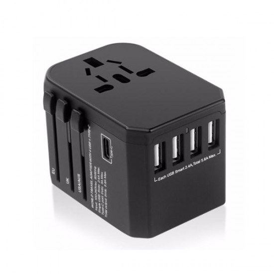 4 USB PD Type C Travel Wall USB Charger Adapater EU UK US AU For Phone Tablet Camera 4 USB PD Type C Travel Wall USB Charger Adapater EU UK US AU For Phone Tablet Camera