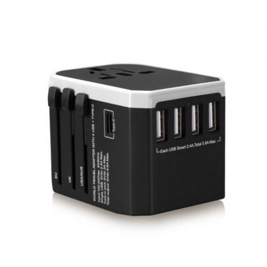 4 USB PD Type C Travel Wall USB Charger Adapater EU UK US AU For Phone Tablet Camera 4 USB PD Type C Travel Wall USB Charger Adapater EU UK US AU For Phone Tablet Camera