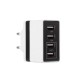 4.2A 4 USB Ports EU Travel Charger for iPhone X 8 Plus S9 S8 Xiaomi 8 Huaiwei P20 Oneplus 5t