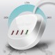 45W USB Charger QC3.0 Travel Wall Charger With 3*USB 2.0 / 1*QC3.0 USB EU Plug Fast Charging For iPhone XS 11Pro MI10 Note 9S OnePlus Nord 8Pro