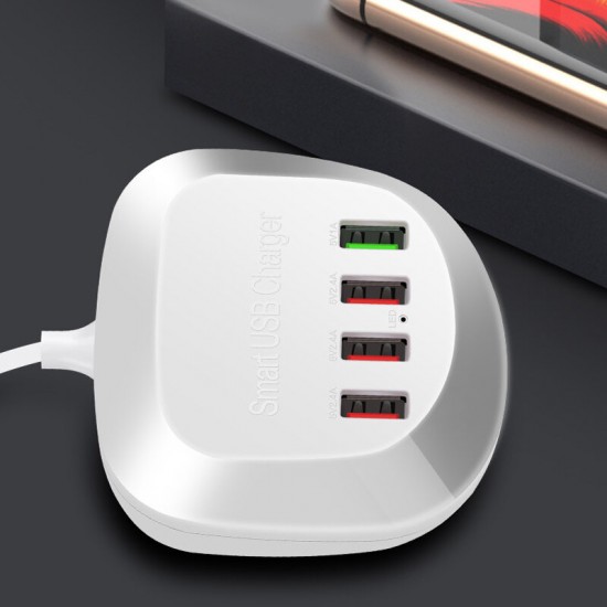 45W USB Charger QC3.0 Travel Wall Charger With 3*USB 2.0 / 1*QC3.0 USB EU Plug Fast Charging For iPhone XS 11Pro MI10 Note 9S OnePlus Nord 8Pro 45W USB Charger QC3.0 Travel Wall Charger With 3*USB 2.0 / 1*QC3.0 USB EU Plug Fast Charging For iPhone XS 11Pro MI10 Note 9S OnePlus Nord 8Pro