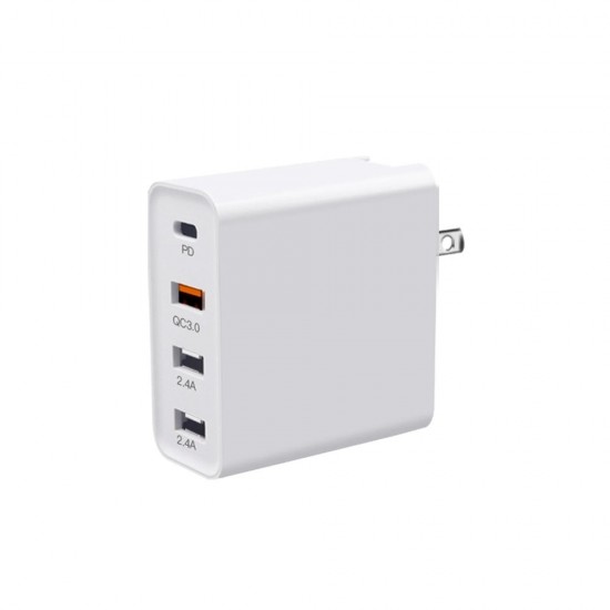 48W Type C PD QC3.0 Multi Port Fast Charging USB Charger For iPhone XS 11 Max Pro Huawei P30 Pro Mate30 Mi9 9Pro Note10
