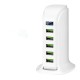 5 Ports Multi EU Plug USB Charger HUB LED Display USB Charging Station Dock