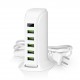 5 Ports Multi EU Plug USB Charger HUB LED Display USB Charging Station Dock