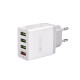 5A QC3.0 Multi Port Fast Charging EU Plug USB Charger Adapter With Data Cable For Tablet Oneplus 7 6Pro Huawei P30 Xiaomi Mi8 Mi9 S10 S10+