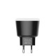 5V/2.4A Smart Travel Charger with LED Night Light Dual USB Fast Charging For iPhone XS 11Pro Oneplus 8Pro Mi10 Note 9S