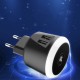 5V/2.4A Smart Travel Charger with LED Night Light Dual USB Fast Charging For iPhone XS 11Pro Oneplus 8Pro Mi10 Note 9S