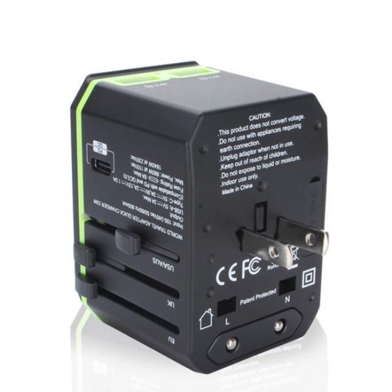 Dual USB PD Type C Travel Wall USB Charger Adapater EU UK US AU For Phone Tablet Camera Dual USB PD Type C Travel Wall USB Charger Adapater EU UK US AU For Phone Tablet Camera