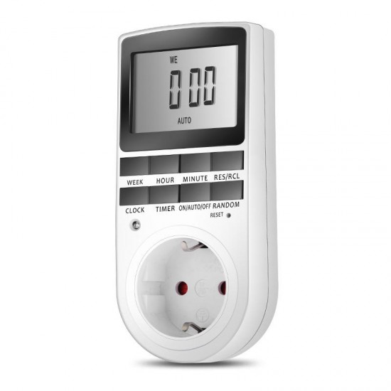 ETG-63A AC230V EU Plug Plug-in Digital Display Weekly Timer for Indoor Appliance