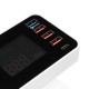 Foldable Design QC3.0 4 USB Type C Wireless USB Charger Socket EU US UK With LCD Display Foldable Design QC3.0 4 USB Type C Wireless USB Charger Socket EU US UK With LCD Display