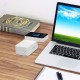 Foldable Design Quick Charge 3.0 4 USB Type-C USB EU Charger Station HUB with Led Display Foldable Design Quick Charge 3.0 4 USB Type-C USB EU Charger Station HUB with Led Display