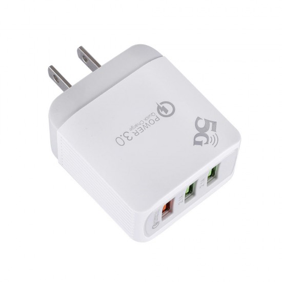 Multi Port QC3.0 3A Fast Charging USB Charger Adapter For iPhone 8 Plus XS 11 Pro Oneplus 7T Pro Huawei P30 Pro Mate 30 5G Multi Port QC3.0 3A Fast Charging USB Charger Adapter For iPhone 8 Plus XS 11 Pro Oneplus 7T Pro Huawei P30 Pro Mate 30 5G