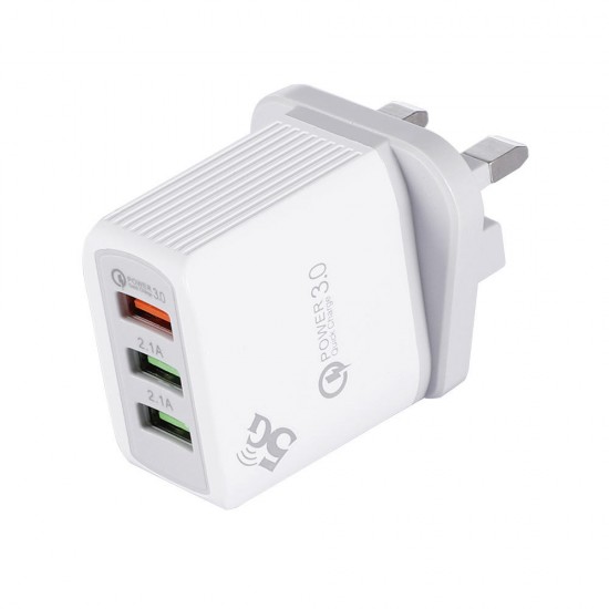 Multi Port QC3.0 3A Fast Charging USB Charger Adapter For iPhone 8 Plus XS 11 Pro Oneplus 7T Pro Huawei P30 Pro Mate 30 5G Multi Port QC3.0 3A Fast Charging USB Charger Adapter For iPhone 8 Plus XS 11 Pro Oneplus 7T Pro Huawei P30 Pro Mate 30 5G