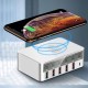 Multi USB Wireless Charger QC3.0 Type C PD Qi LCD Display Fast Charging For iPhone XS 11Pro Xiaomi 9Pro Mi10 Redmi K30