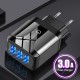 QC3.0 3-Ports 3 USB Port Quick Charge 3A Travel Wall EU Charger for Samsung Galaxy S20 Ultra Huawei P40 OnePlus 8 For Nintendo Switch QC3.0 3-Ports 3 USB Port Quick Charge 3A Travel Wall EU Charger for Samsung Galaxy S20 Ultra Huawei P40 OnePlus 8 For Nintendo Switch