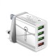 QC3.0 4-Ports 4 USB Port Quick Charge Universal Travel Wall Charger USB Charger for Samsung S10 HUWEI K30 QC3.0 4-Ports 4 USB Port Quick Charge Universal Travel Wall Charger USB Charger for Samsung S10 HUWEI K30