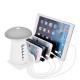 QC3.0 Multiport Fast Charging USB Charger Mushroom LED Desk Lamp Charging Stand For iPhone XS 11 Pro Huawei P30 Pro Note10 QC3.0 Multiport Fast Charging USB Charger Mushroom LED Desk Lamp Charging Stand For iPhone XS 11 Pro Huawei P30 Pro Note10