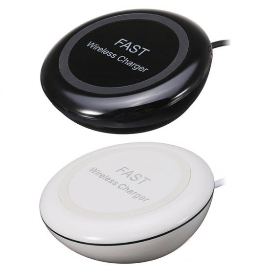 Wireless Fast Charger With LED Indicator For iPhone X 8Plus Samsung S7 S8 Note 8