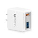 Quick Charge 3.0 USB EU Charger Wall Charger Adapter for Samsung Galaxy S9 Huawei FCP Quick Charge 3.0 USB EU Charger Wall Charger Adapter for Samsung Galaxy S9 Huawei FCP