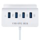 Type C USB 3.1 High Speed Expansion 4 Ports HUB USB Splitter for Mi A2 Pocophone F1