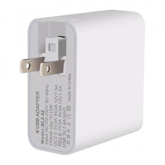 USB Charger 51W PD 18W QC3.0 Travel Wall Charger Adapter Fast Charging For iPhone XS 11Pro Xiaomi MI10 Redmi Note 9S OnePlus Nord 8Pro USB Charger 51W PD 18W QC3.0 Travel Wall Charger Adapter Fast Charging For iPhone XS 11Pro Xiaomi MI10 Redmi Note 9S OnePlus Nord 8Pro