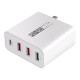 USB Charger 51W PD 18W QC3.0 Travel Wall Charger Adapter Fast Charging For iPhone XS 11Pro Xiaomi MI10 Redmi Note 9S OnePlus Nord 8Pro