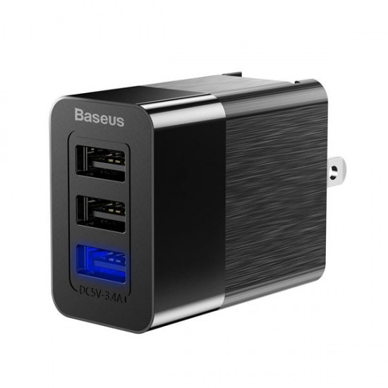3 in 1 3 Ports 3.4A Fast Travel Wall USB Charger EU US UK Plug Adapter For Phone Tablet 3 in 1 3 Ports 3.4A Fast Travel Wall USB Charger EU US UK Plug Adapter For Phone Tablet