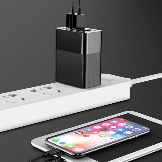 3 in 1 3 Ports 3.4A Fast Travel Wall USB Charger EU US UK Plug Adapter For Phone Tablet 3 in 1 3 Ports 3.4A Fast Travel Wall USB Charger EU US UK Plug Adapter For Phone Tablet