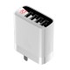30W 6A 4-Port USB Charger LED Digital Display Travel Wall Charger Adapter With Foldable US Plug for iPhone Samsung Huawei 30W 6A 4-Port USB Charger LED Digital Display Travel Wall Charger Adapter With Foldable US Plug for iPhone Samsung Huawei