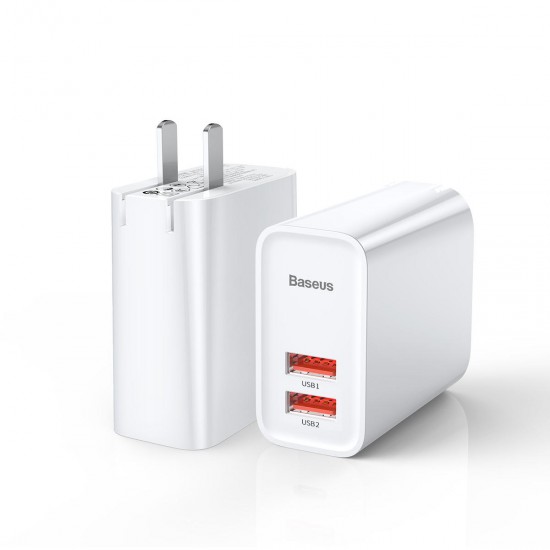 BS-CH906 30W Speedy Series PPS Dual USB Quick Charge USB Charger for iPhone 11 Pro XR X