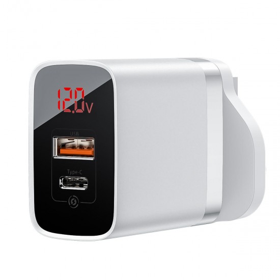 BS-U911 Mirror Lake Type-C + USB PPS Digital Display Quick USB Charger for iPhone 11 Pro XR X for Samsung Huawei BS-U911 Mirror Lake Type-C + USB PPS Digital Display Quick USB Charger for iPhone 11 Pro XR X for Samsung Huawei