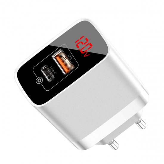 Mirror Lake PPS Digtial Display PD30 QC3.0 USB Charger A+A Type-C+A for iPhone X XR for Samsung Xiaomi Huawei Mirror Lake PPS Digtial Display PD30 QC3.0 USB Charger A+A Type-C+A for iPhone X XR for Samsung Xiaomi Huawei