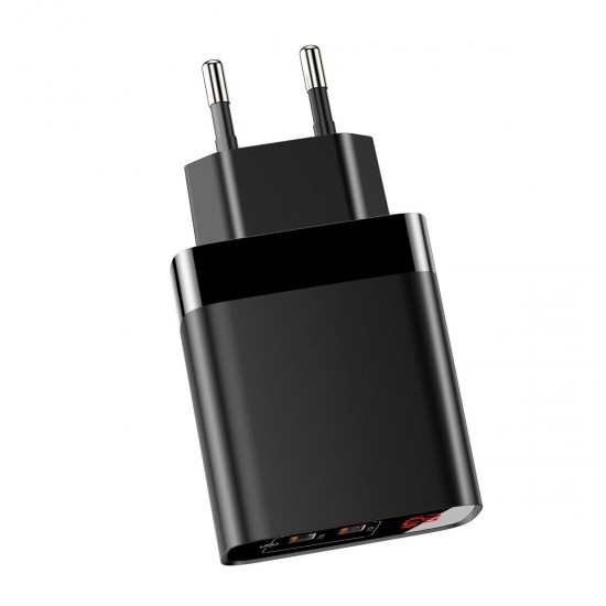 Mirror Lake PPS Digtial Display PD30 QC3.0 USB Charger A+A Type-C+A for iPhone X XR for Samsung Xiaomi Huawei Mirror Lake PPS Digtial Display PD30 QC3.0 USB Charger A+A Type-C+A for iPhone X XR for Samsung Xiaomi Huawei