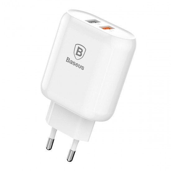 Quick Charge 3.0 Dual USB 5V/3A Travel Wall USB EU Charger for Samsung Xiaomi Huawei Quick Charge 3.0 Dual USB 5V/3A Travel Wall USB EU Charger for Samsung Xiaomi Huawei