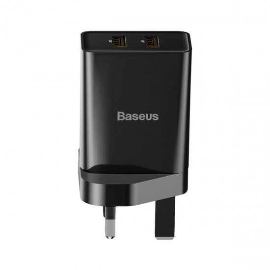 10.5W 2A Smart Protection Dual USB Travel Charger UK Plug Fast Charging Speed Mini Universal Charger Adapter for Samsung S10+ 9T Note8